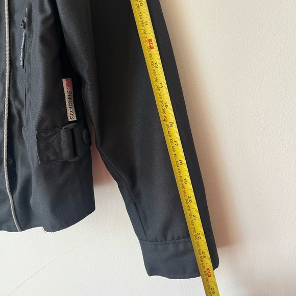 Screaming Eagle Black Motorcycle Jacket Med Cordura Waterproof Reflective Padded - Picture 11 of 12